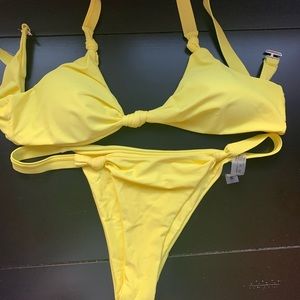 Yellow bikini